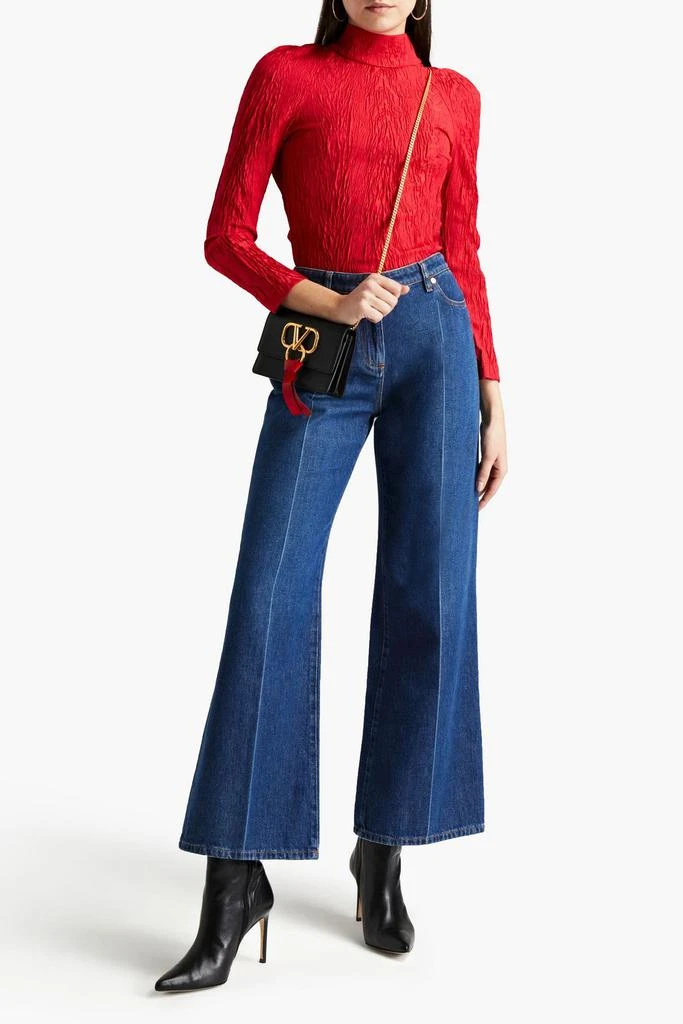商品Valentino|High-rise wide-leg jeans,价格¥3002,第4张图片详细描述
