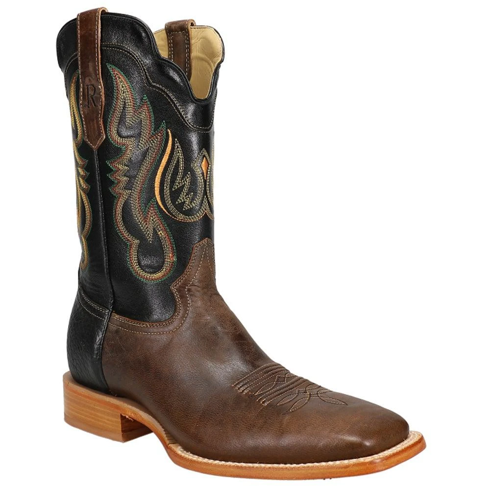 商品R. Watson Boots|Antique Goat Square Toe Cowboy Boots,价格¥1717,第2张图片详细描述