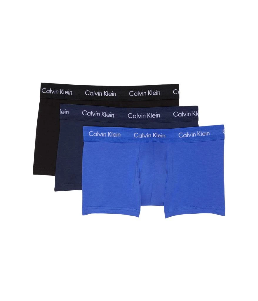 商品Calvin Klein|Cotton Stretch Low Rise Trunks 3-Pack,价格¥221,第1张图片详细描述