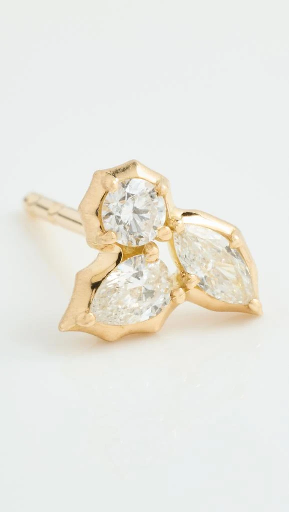 商品Jade Trau|Jade Trau 18k Posey Studs III,价格¥14372,第4张图片详细描述