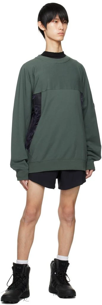 商品Y-3|Green Relaxed-Fit Sweatshirt,价格¥723,第4张图片详细描述
