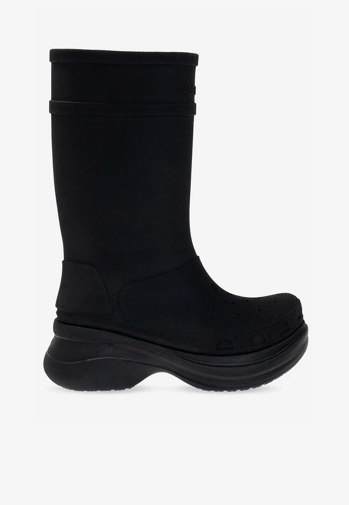 商品Balenciaga|X Crocs Logo-Detail Rain Boots,价格¥6672,第1张图片