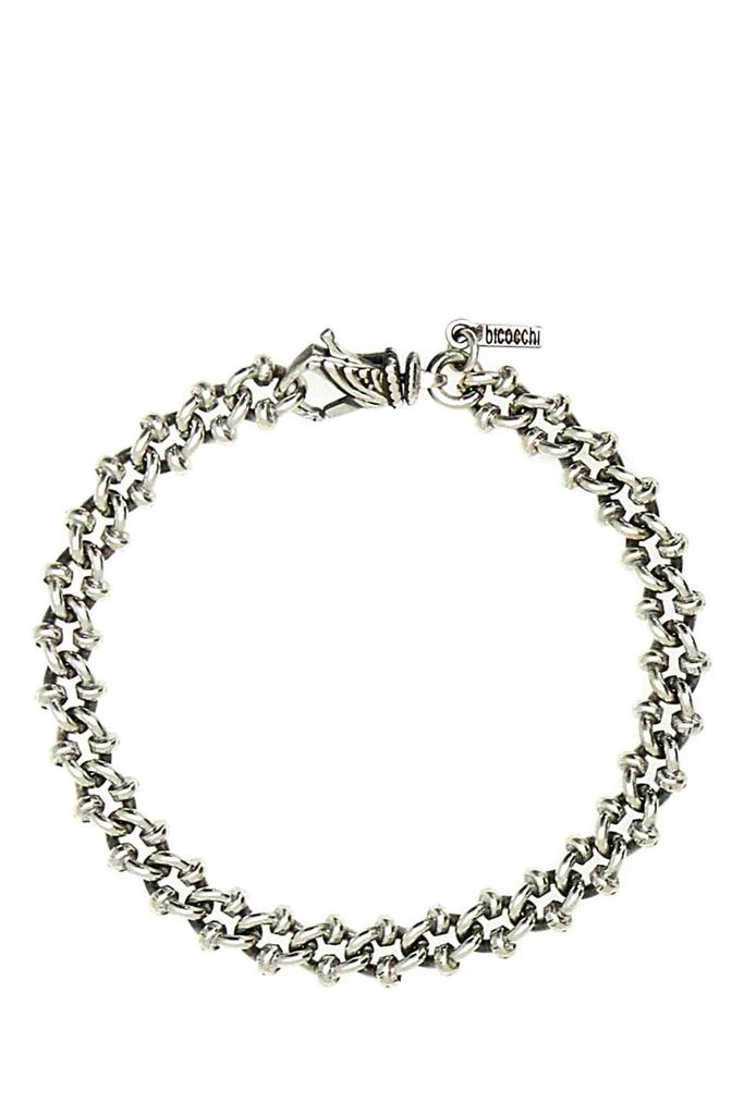 商品Emanuele Bicocchi|Emanuele Bicocchi Logo Plaque Knot Chain Bracelet,价格¥1644,第1张图片