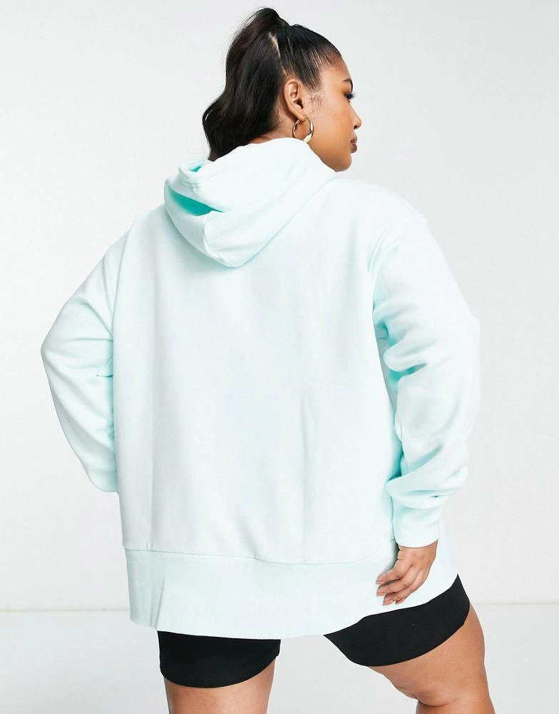 商品Adidas|adidas Sportswear Lounge Plus Studio hoodie in blue,价格¥324,第2张图片详细描述