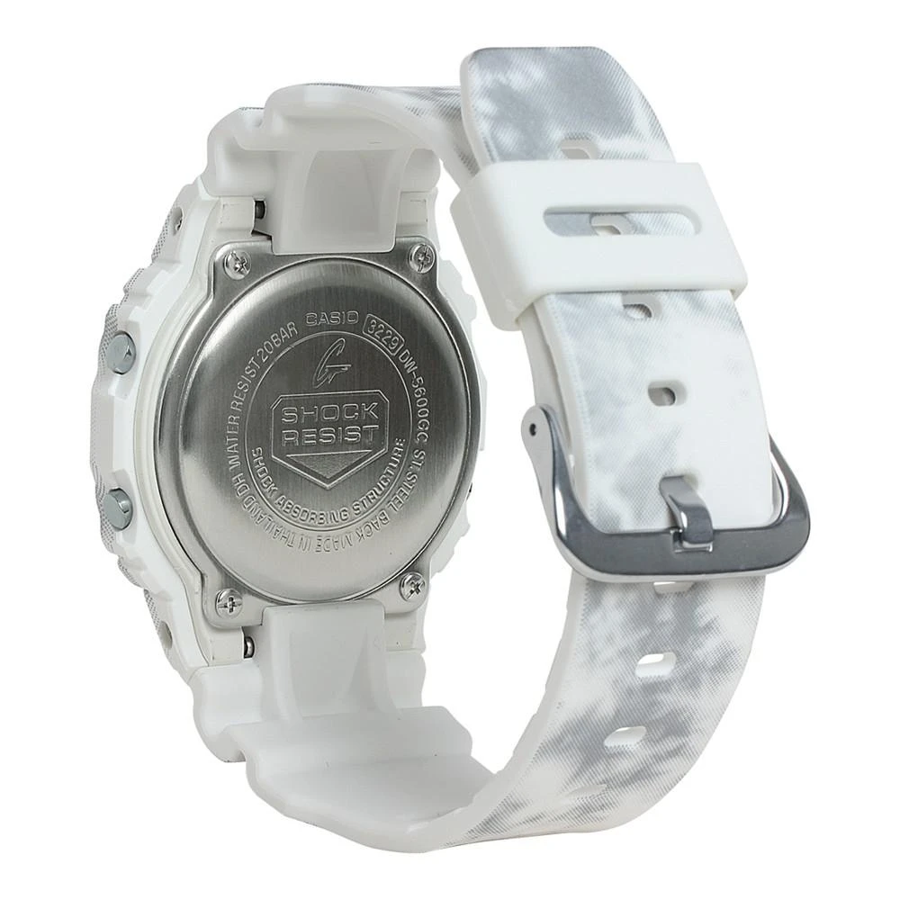 商品G-Shock|Men's Digital White Snow Camouflage Resin Strap Watch 43mm,价格¥723,第2张图片详细描述