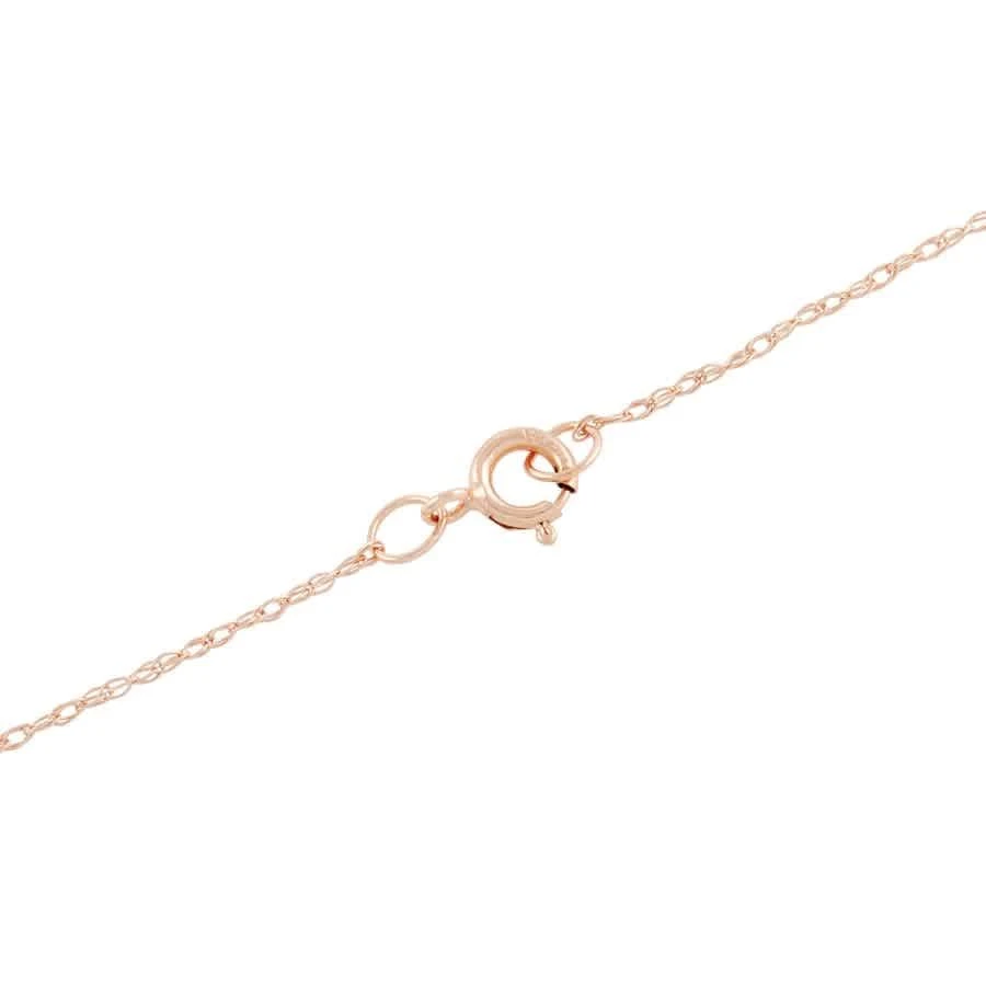 商品LB Exclusive|14K Rose Gold 0.18 ct Diamond Horseshoe Pendant Necklace,价格¥2896,第3张图片详细描述
