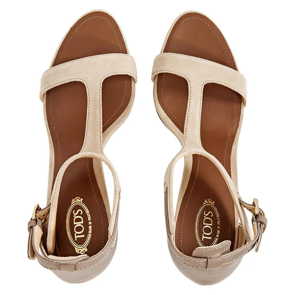 商品Tod's|Tods Womens Shoes Dark Natural ( US Size Clay, Brand Size 40.5 ( US Size 10.5 ),价格¥1278,第3张图片详细描述