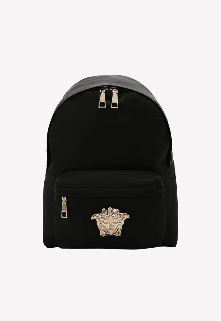 商品Versace|Small Palazzo Nylon Backpack with Medusa Logo Plaque,价格¥6638,第1张图片