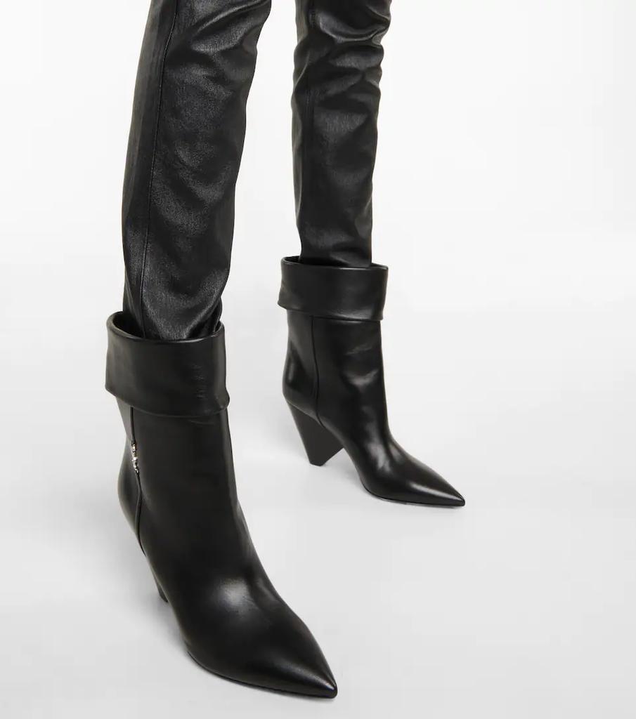 商品Yves Saint Laurent|Niki leather ankle boots,价格¥7921,第6张图片详细描述