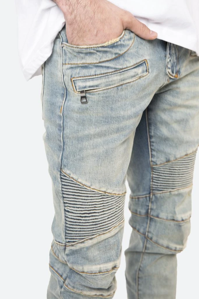 商品MNML|M14 Stretch Denim - Light Blue牛仔裤,价格¥257,第2张图片详细描述