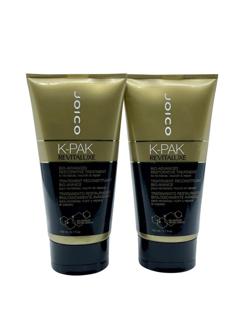 商品JOICO|Joico K Pak Revitaluxe Bio Advanced Restorative Treatment 5.1 OZ Set of 2,价格¥216,第1张图片