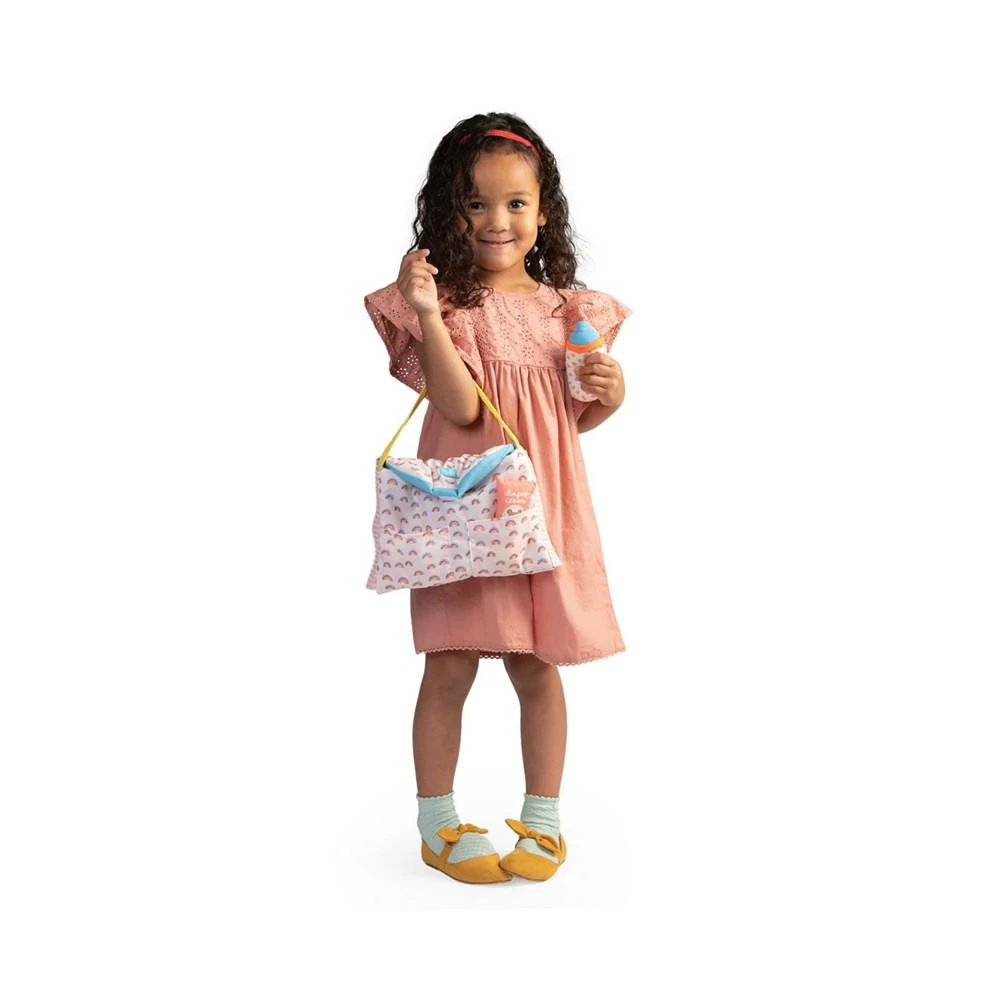 商品Manhattan Toy Company|Stella Collection 11-Piece Baby Doll Diaper Bag Changing Mat Set,价格¥299,第5张图片详细描述