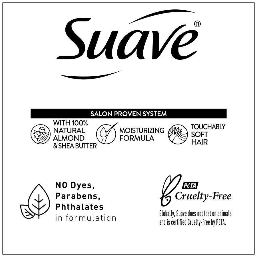 商品Suave|Moisturizing Conditioner Almond + Shea Butter,价格¥53,第5张图片详细描述