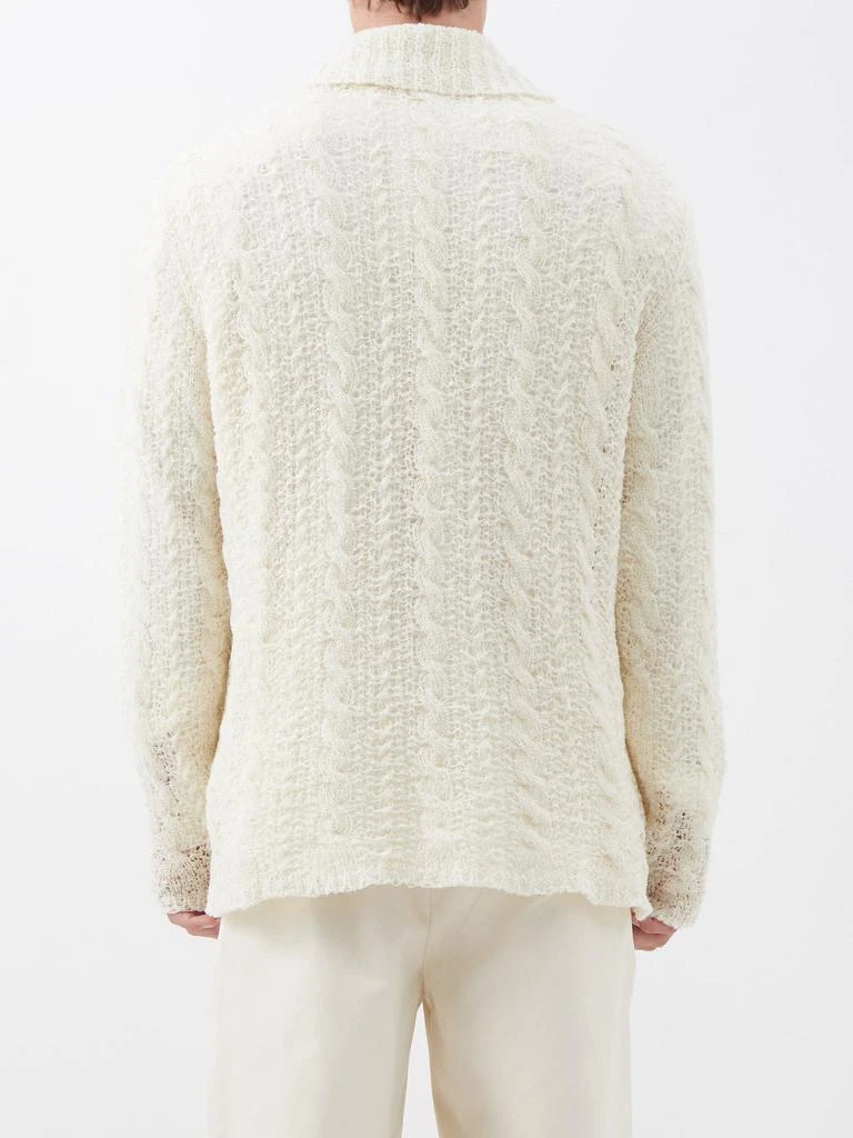 商品Our Legacy|Big cable-knit merino-blend cardigan,价格¥3396,第5张图片详细描述