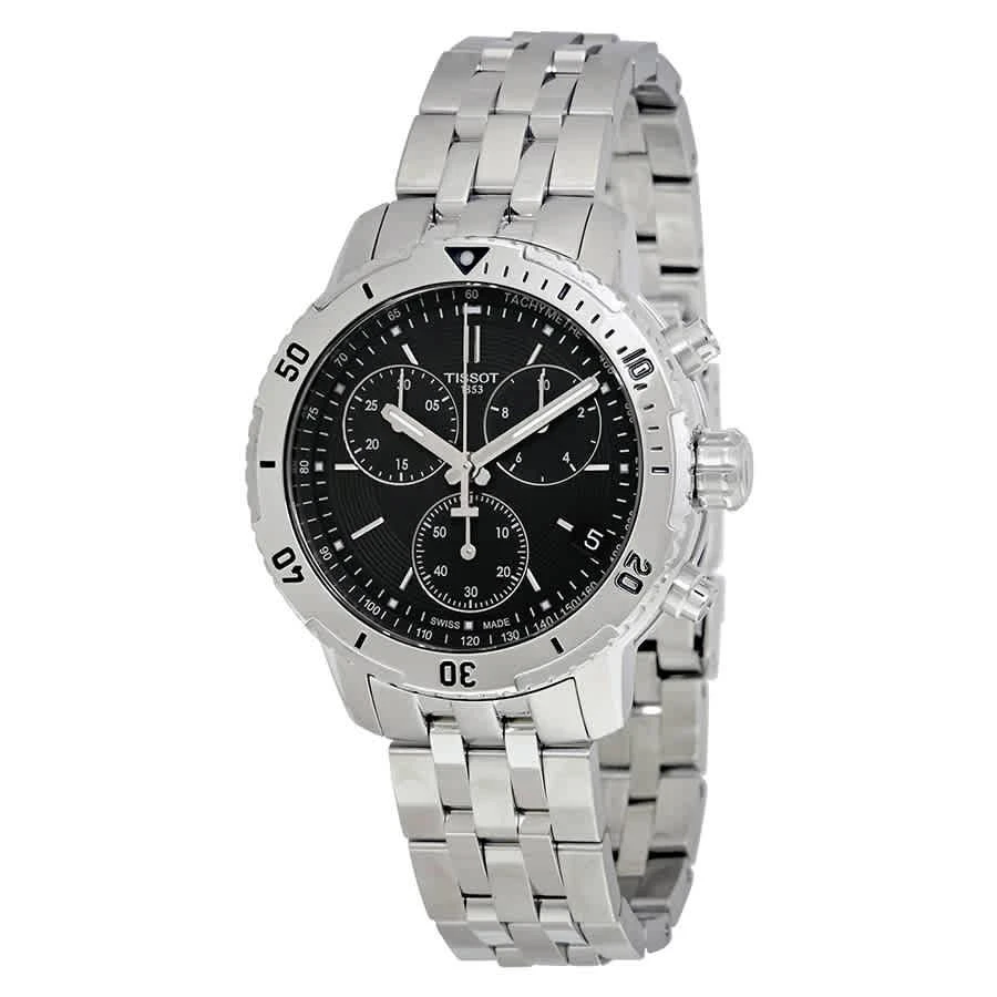 商品Tissot|PRS 200 Chronograph Black Dial Men's Watch T067.417.11.051.01,价格¥1408,第1张图片