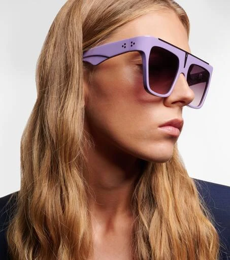 x Evangelie Smyrniotaki Selini flat-brow sunglasses 商品