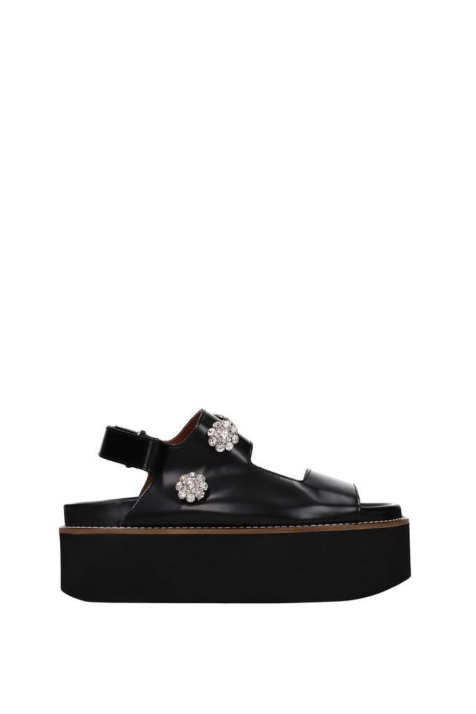 商品Ganni|Sandals Leather Black,价格¥1132,第1张图片