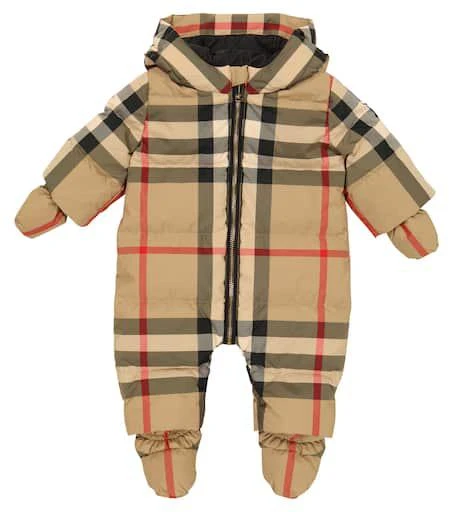 商品Burberry|Baby Vintage Check padded onesie,价格¥4180,第1张图片