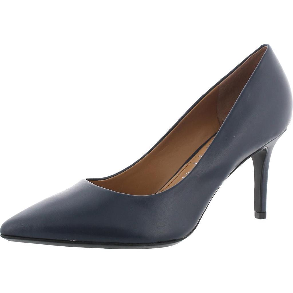 商品Calvin Klein|Calvin Klein Womens Gayle Leather Pointed Toe Heels,价格¥309,第1张图片
