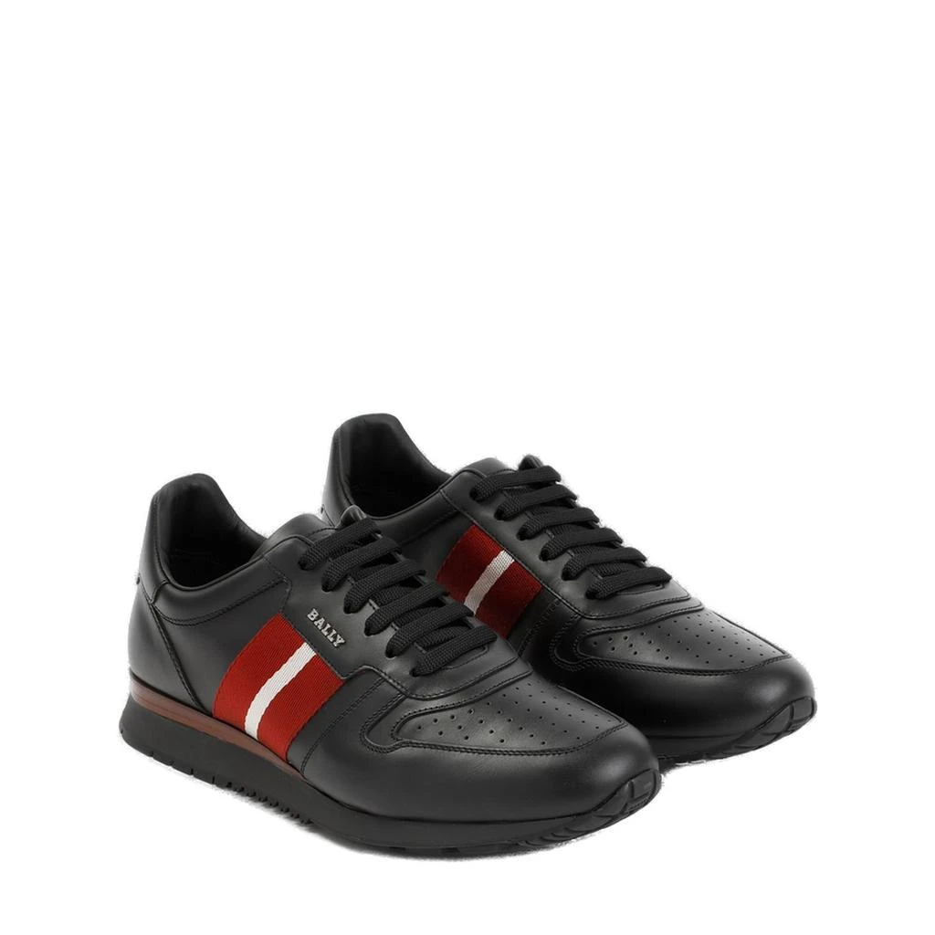 商品Bally|Bally Astel Logo Plaque Lace-Up Sneakers,价格¥2549,第3张图片详细描述