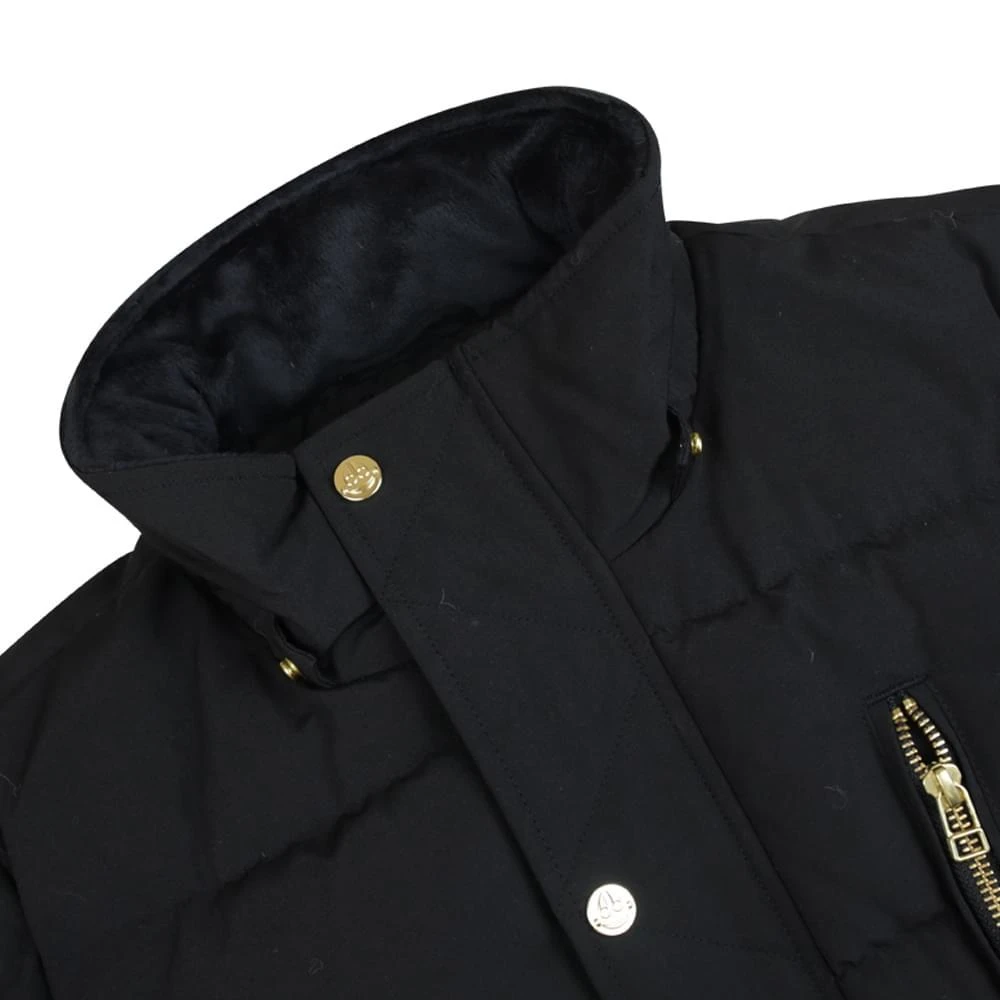 商品Moose Knuckles|Black & Gold 3Q Coat,价格¥3012,第4张图片详细描述