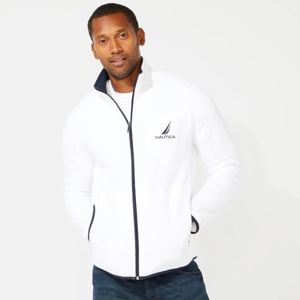 商品Nautica|Nautica Mens Full-Zip Nautex Fleece,价格¥161,第2张图片详细描述