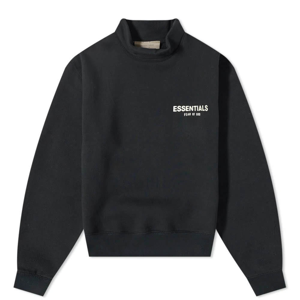 商品Essentials|FEAR OF GOD ESSENTIALS Kids ESS Mock Neck Sweat - Stretch Limo,价格¥257,第1张图片