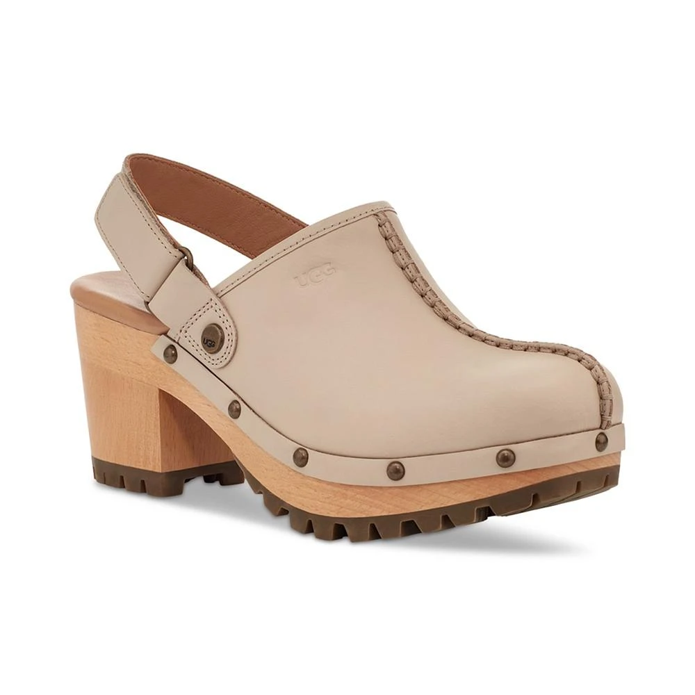 商品UGG|Women's Lanni Studded Slip-On Slingback Platform Clogs,价格¥796,第1张图片