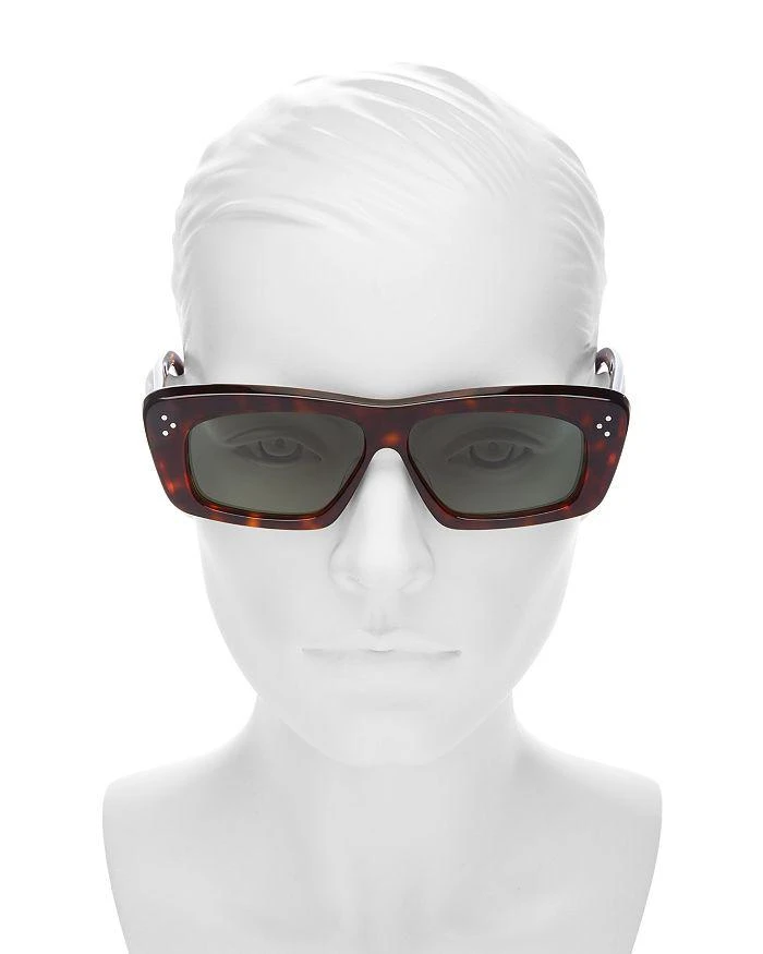 商品Celine|Bold 3 Dots Rectangular Sunglasses, 57mm,价格¥3305,第3张图片详细描述