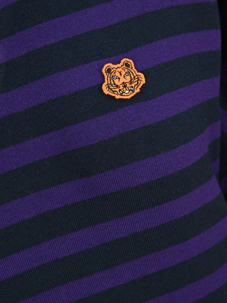 商品Kenzo|Kenzo Logo Patch Striped Mini Dress,价格¥1766,第3张图片详细描述