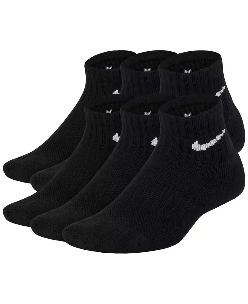 商品NIKE|Big Kids' Cushioned Ankle Socks, 6 Pairs,价格¥118,第1张图片