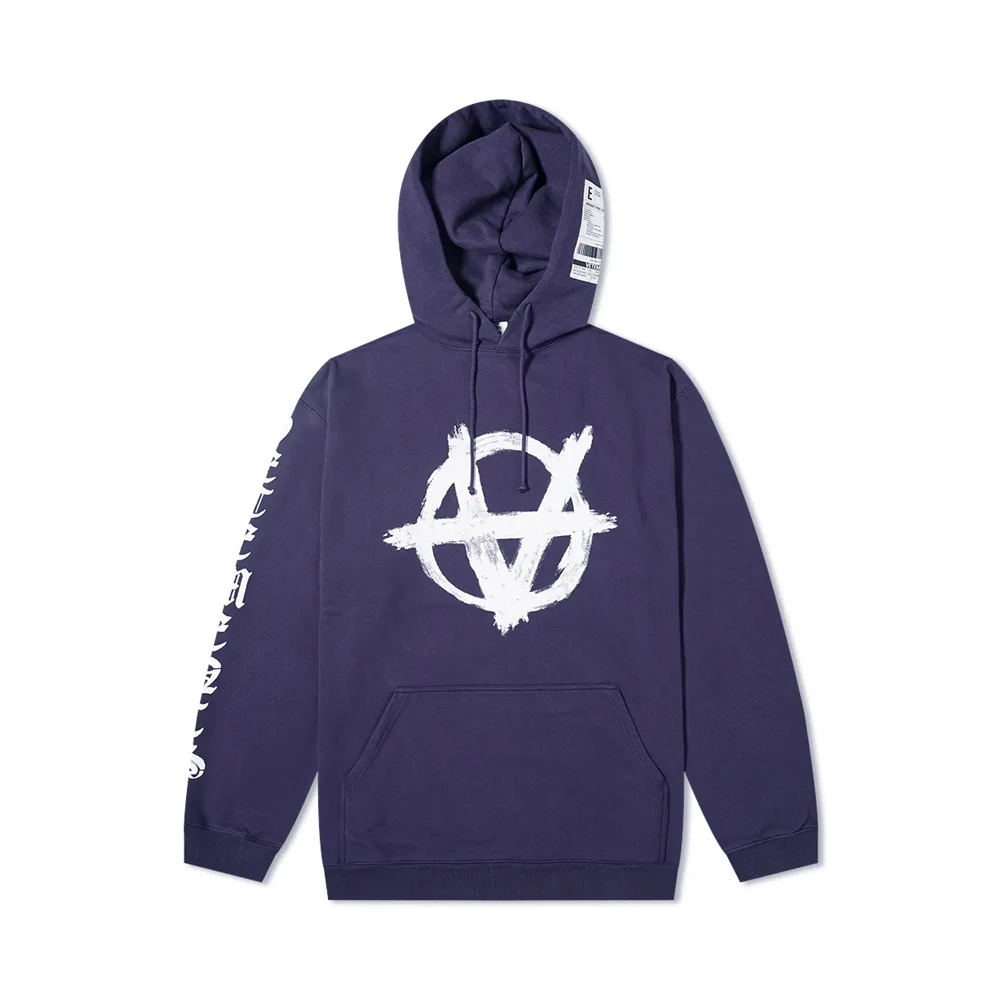 商品Vetements|VETEMENTS 海军蓝色男士卫衣/帽衫 SS20TR312-NAVY,价格¥2704,第1张图片