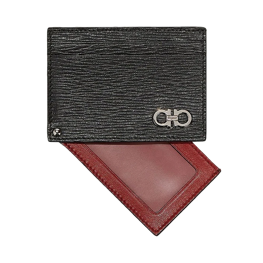 SALVATORE FERRAGAMO 菲拉格慕 男士黑色小牛皮短款钱夹 66-A061-685908 商品