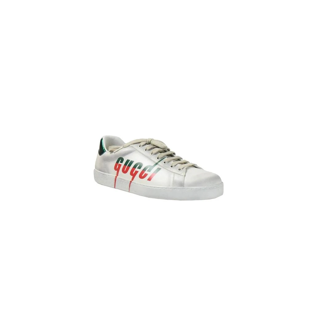 商品Gucci|Gucci Ace Logo Sneaker White Red Verde,价格¥4381,第1张图片