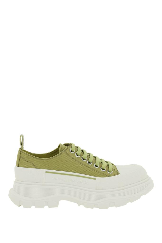 Alexander Mcqueen Canvas Tread Slick Sneakers商品第1张图片规格展示