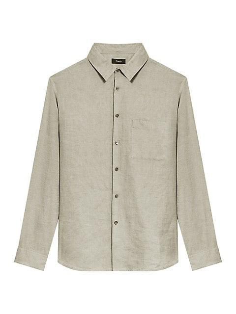 商品Theory|Irving Linen Shirt,价格¥1360,第1张图片