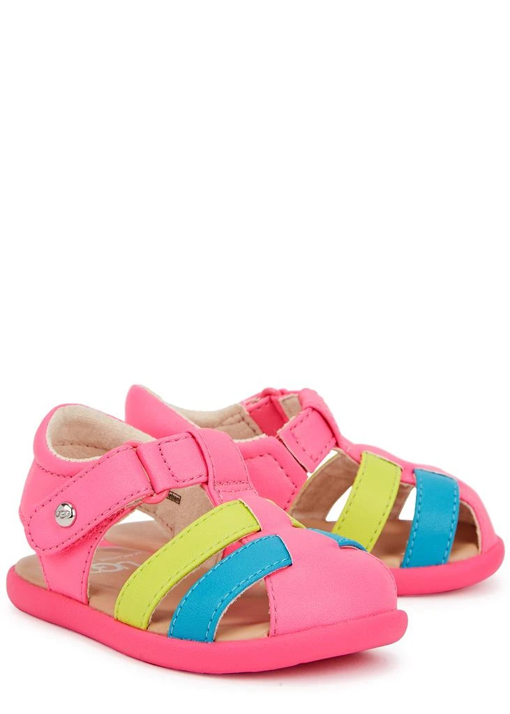 商品UGG|KIDS Kolding pink faux leather sandals (IT18-IT20),价格¥154,第1张图片