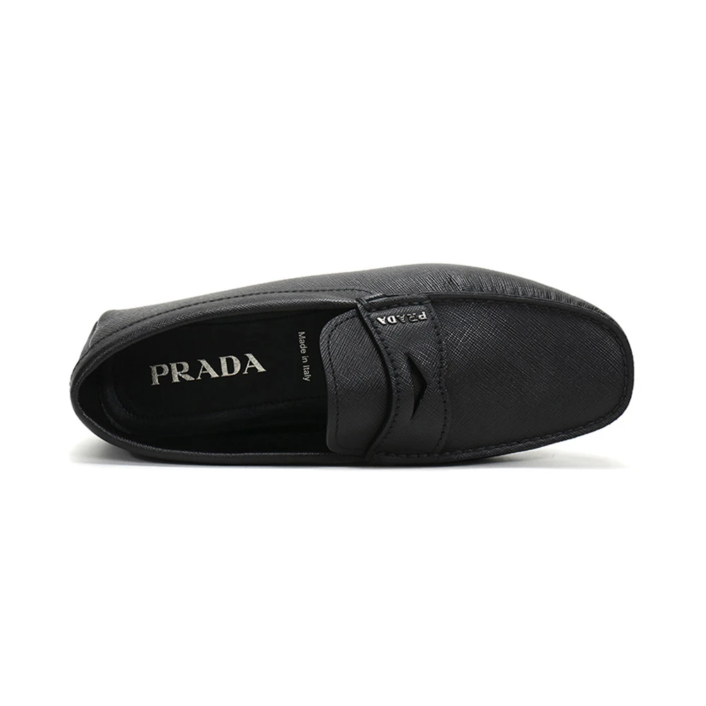 Prada 普拉达 男士皮革休闲驾车鞋 2DD158-053-F0002 商品