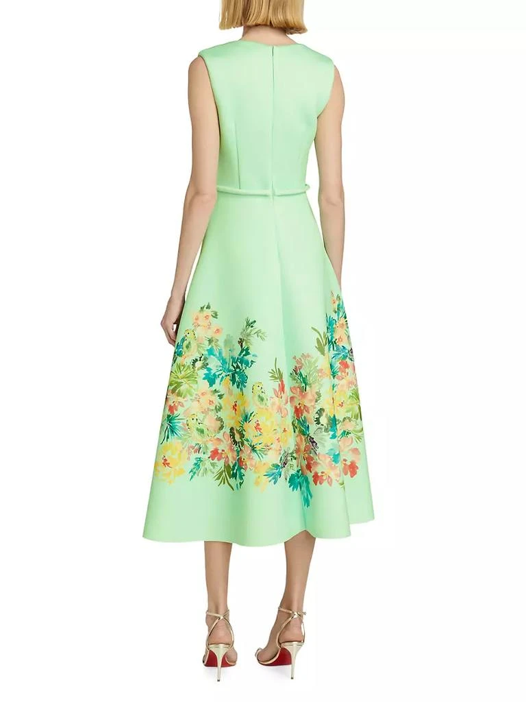 商品Badgley Mischka|Floral Neoprene Cocktail Dress,价格¥3301,第5张图片详细描述