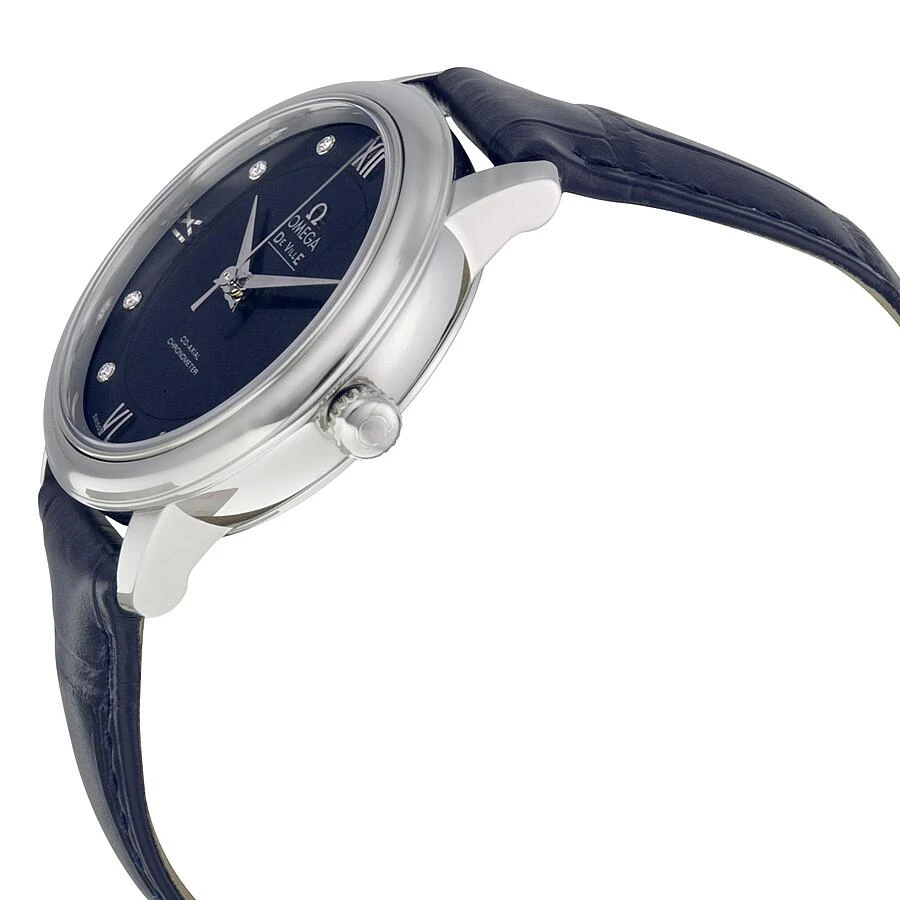 商品Omega|Omega De Ville Prestige Automatic Blue Diamond Dial Ladies Watch 42413332053001,价格¥21806,第2张图片详细描述