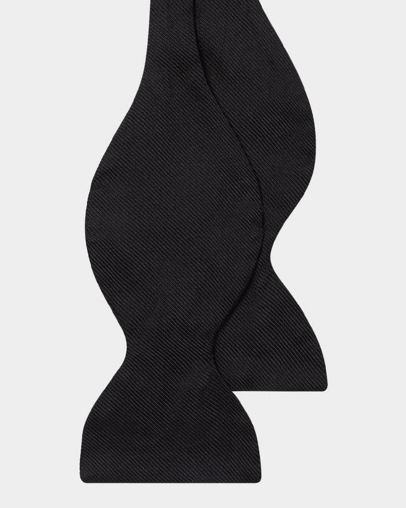 商品Dunhill|Men's Wool and Mohair Faille Butterfly Bow Tie,价格¥1241,第3张图片详细描述