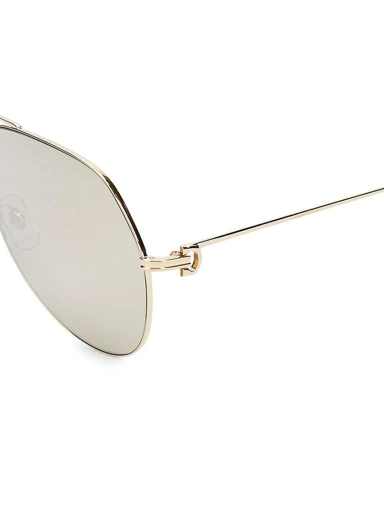 商品Cartier|60MM Metal Aviator Sunglasses,价格¥9722,第3张图片详细描述