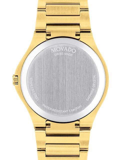 商品Movado|Yellow PVD Bracelet Watch,价格¥9698,第5张图片详细描述