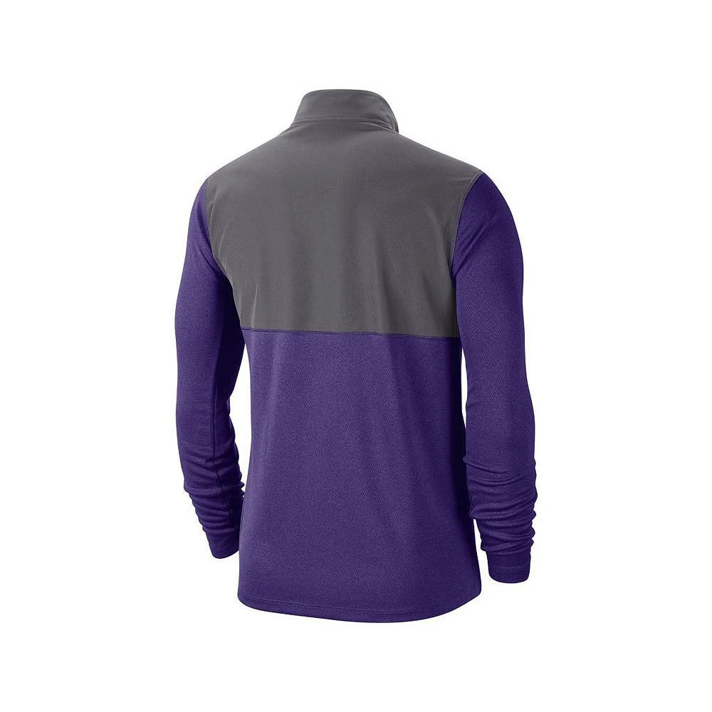 商品NIKE|L.S.U. Men's Colorblock Fan Fav Dri Quarter Zip Pullover,价格¥520,第2张图片详细描述