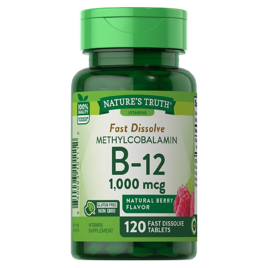 商品Nature's Truth|Methylcobalamin B-12 1, 000 mcg Berry,价格¥73,第1张图片