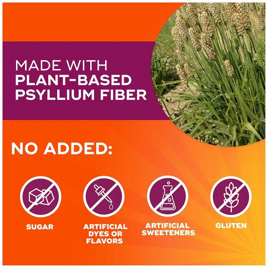 3-in-1 Fiber Capsules, Daily Psyllium Husk Supplement, for Digestive Health 商品