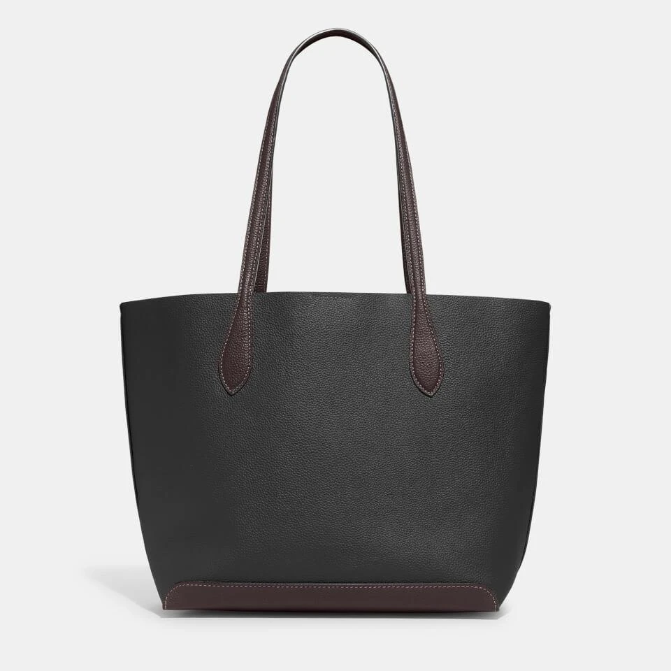 商品Coach|Coach Women's Colourblock Leather Kia Tote Bag - Black Multi,价格¥1303,第3张图片详细描述