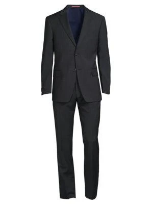 商品Tommy Hilfiger|​Two Button Wool Blend Suit,价格¥975,第4张图片详细描述