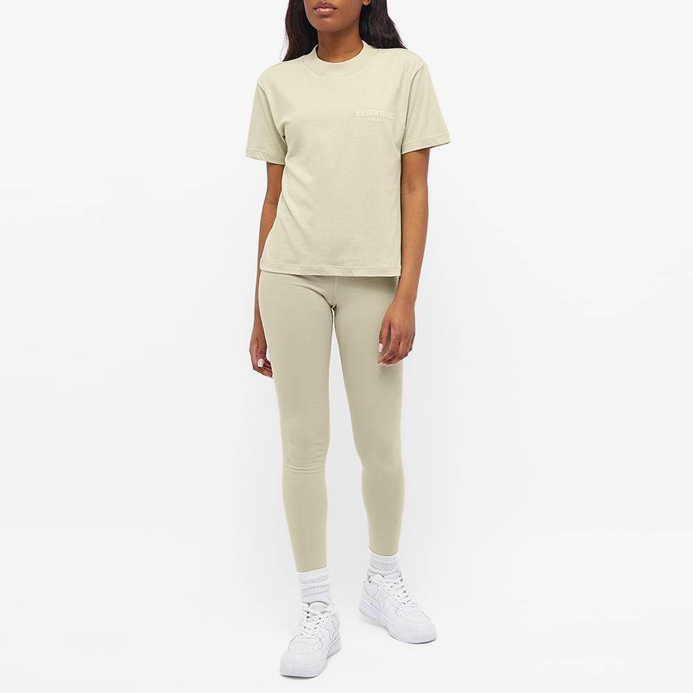 商品Essentials|Fear of God ESSENTIALS Women's Logo Tee - Wheat,价格¥335,第6张图片详细描述