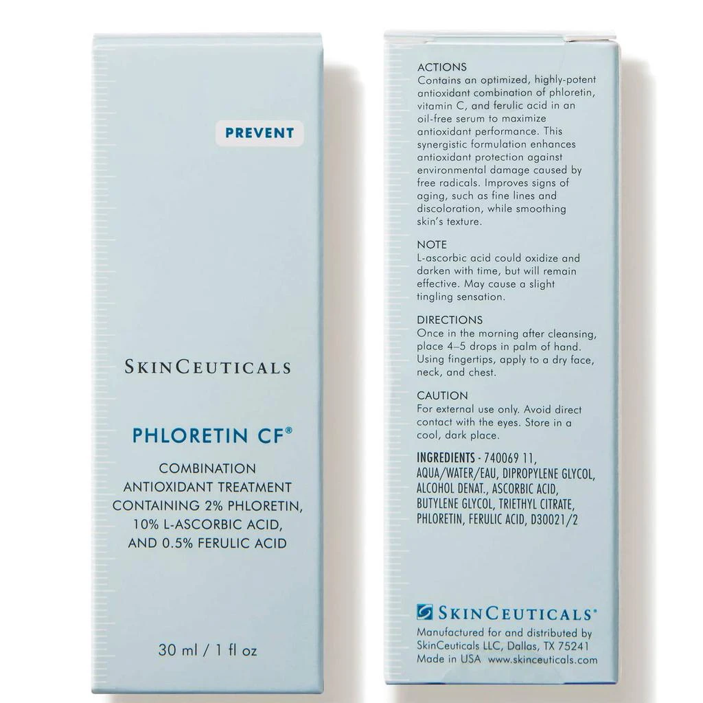 商品SkinCeuticals|臻白修护日间精华液(CF美白瓶) 30ml,价格¥1355,第3张图片详细描述